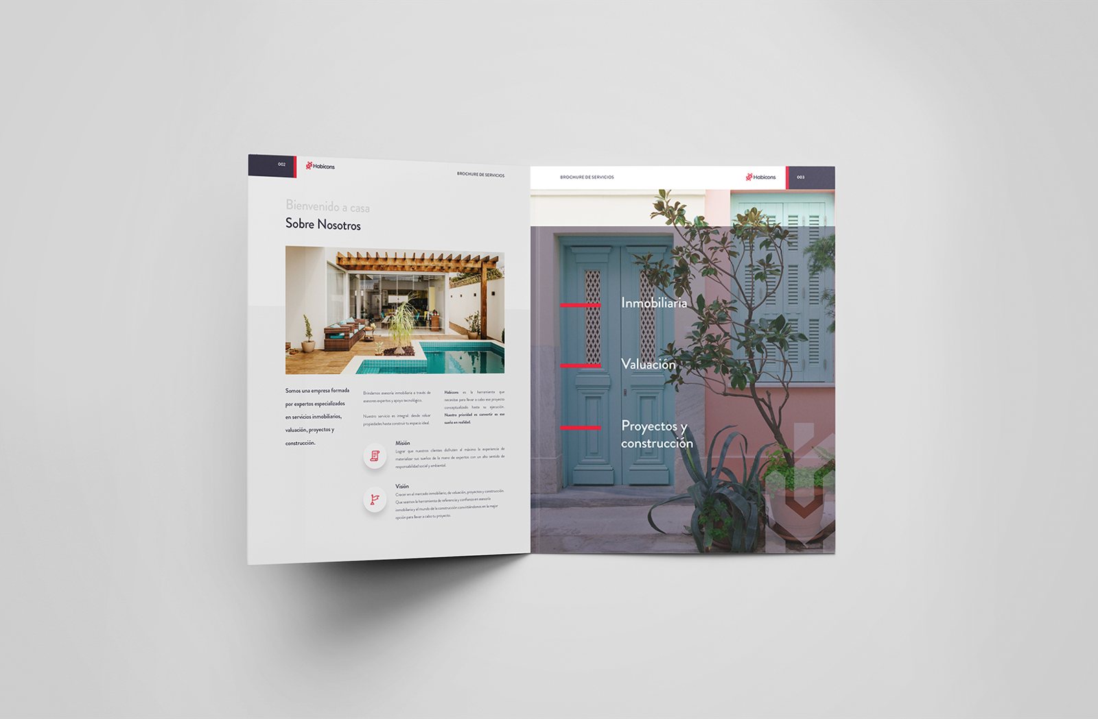 Habicons, brochure de servicios